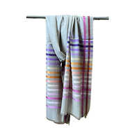 Silk Wool Stripes Stole