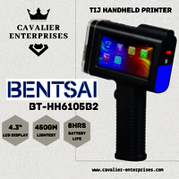 Bentsai B2 Bt-hh6105b2 Portable Barcode Label Handheld Inkjet Printer - Dimensions: 138*54*217mm / 0.45*0.18*0.7 Inch Millimeter (mm)