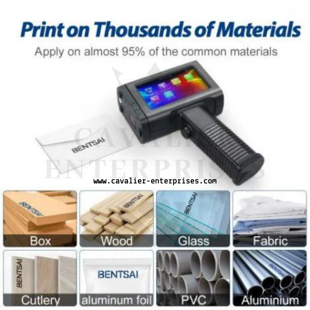 Bentsai B2 Bt-hh6105b2 Portable Barcode Label Handheld Inkjet Printer - Dimensions: 138*54*217mm / 0.45*0.18*0.7 Inch Millimeter (Mm)