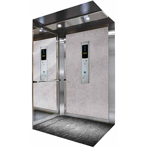 Stainless Steel Button Panels And Landing Door - Color: Silver