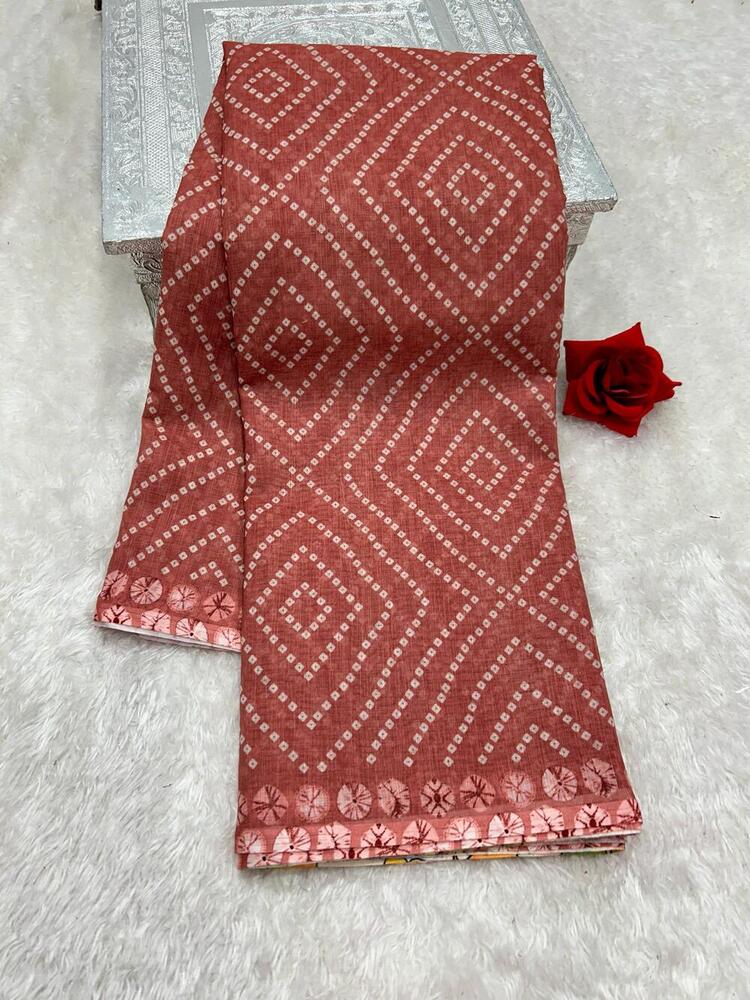 bandhani saree