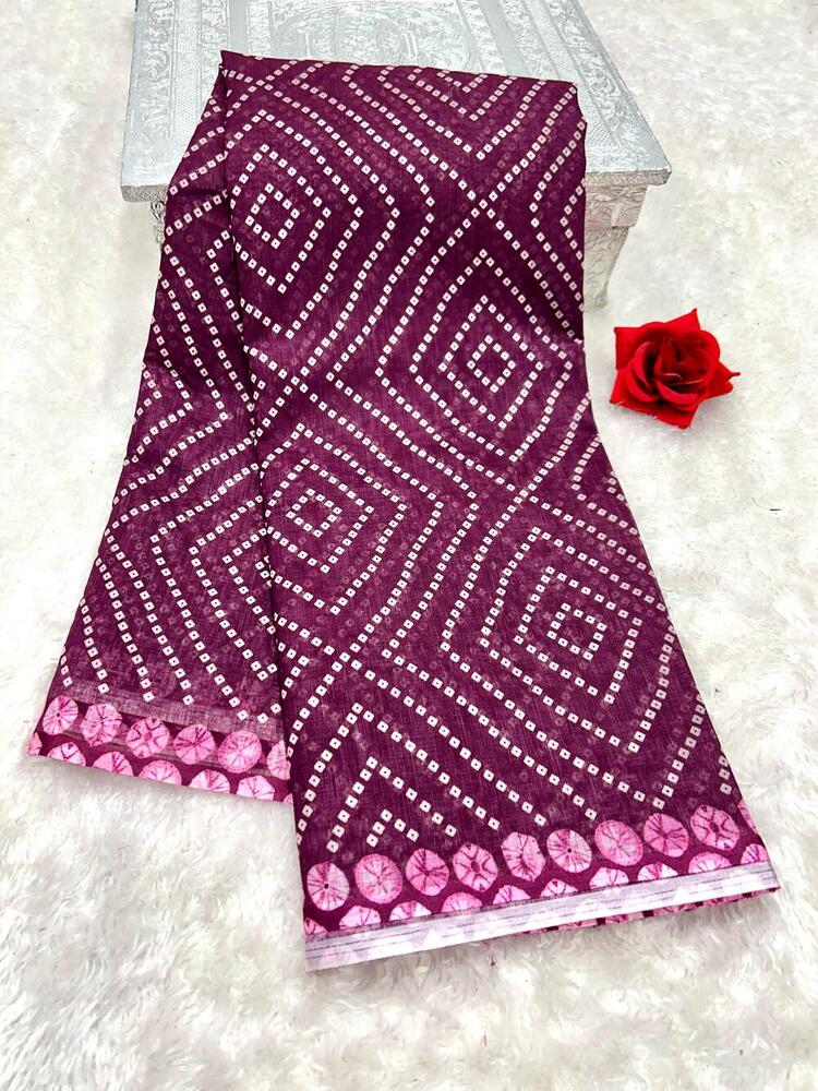 bandhani saree