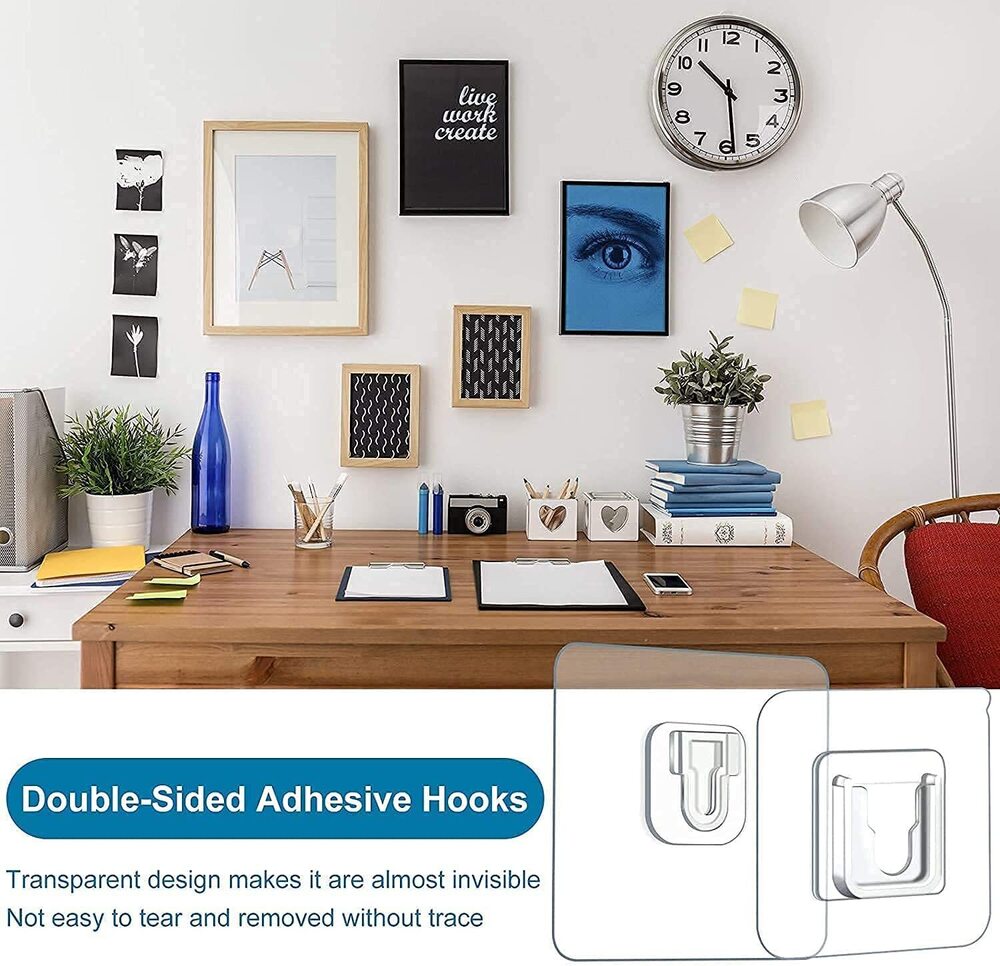 Waterproof Magic Male Female Wall Sticker Hook Clothing Hanging