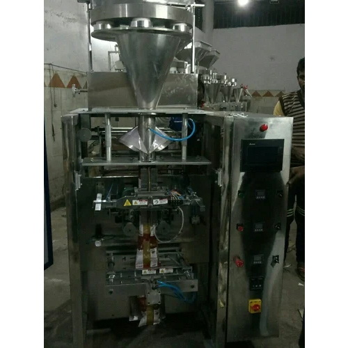 Automatic Namkeen Packing Machine - Mild Steel, 3000 Pcs/hr Capacity, Heat Sealing, PLC Control System, Electric Drive, Highly Efficient