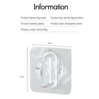 Nails Wall Poster Non-Trace Stick Wall Hook