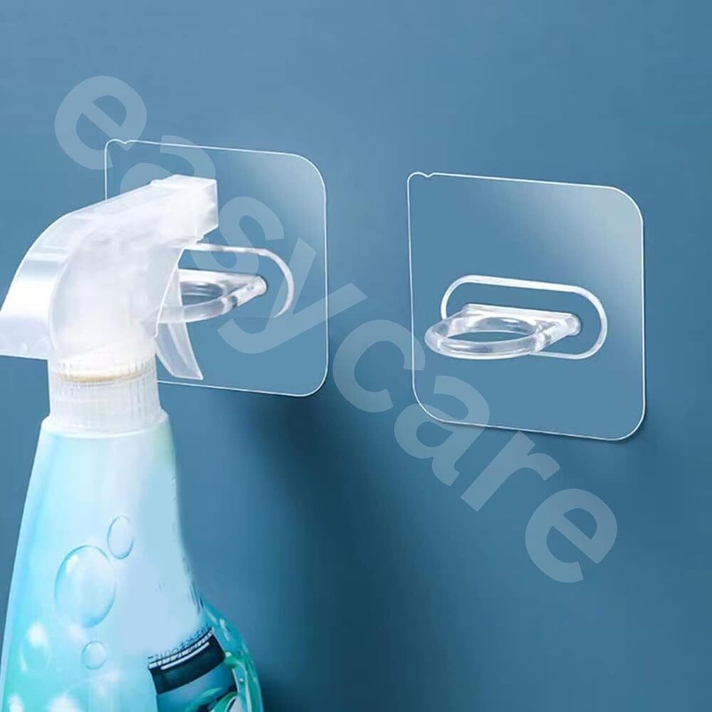 Nails Wall Poster Non-trace Stick Wall Hook - Stainless Steel, 9 Foot (275 Cm) Length, Silver Color | Durable Retractable Cloth Line With Adjustable Locking Features For Efficient Drying