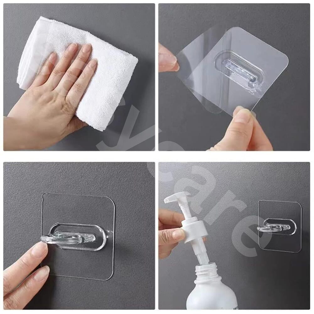 Nails Wall Poster Non-trace Stick Wall Hook - Stainless Steel, 9 Foot (275 Cm) Length, Silver Color | Durable Retractable Cloth Line With Adjustable Locking Features For Efficient Drying