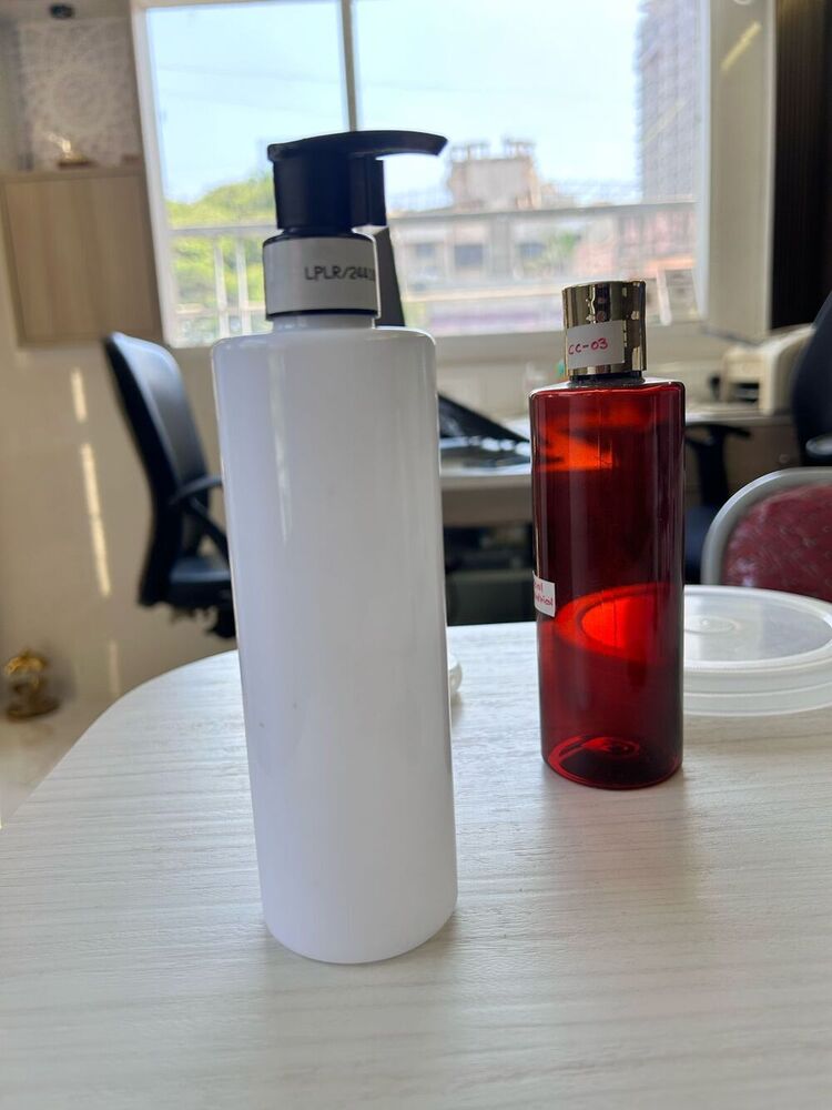 Shampoo Pet Bottle - 100ml Capacity, Amber, Transparent & Color Variants, Screw Cap, Round Shape, Ideal For Cosmetic Use & Personal Care