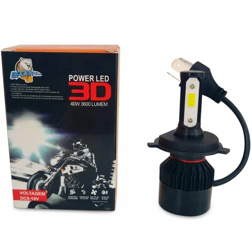 3D Bike Bulb Head Light