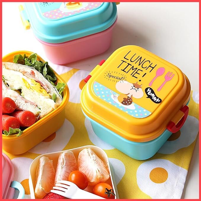 Compartments Tiffin Box for Boys, Girls, School