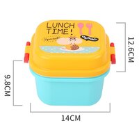Compartments Tiffin Box for Boys, Girls, School