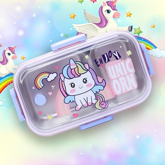 Lunch Deluxe 2 Lunch Box with Inner Stainless Steel