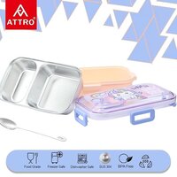 Lunch Deluxe 2 Lunch Box with Inner Stainless Steel
