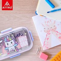 Lunch Deluxe 2 Lunch Box with Inner Stainless Steel