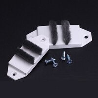 Wind Block Plates For Upvc Sliding Windows - Color: White/black