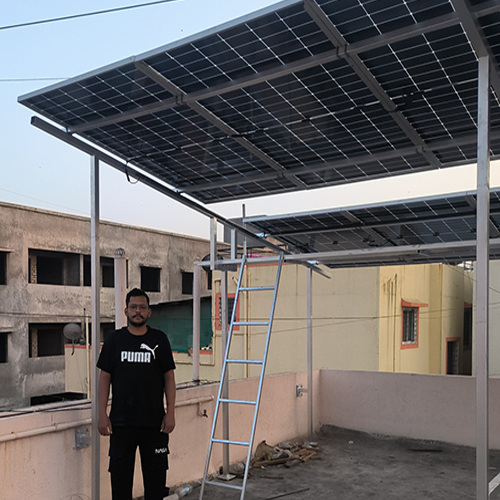 3 KW सौर छत प्रणाली