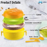 Burger Shape Lunch Box for Kids - Lunch Box for Kids,