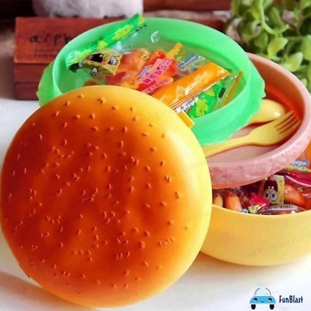 Burger Shape Lunch Box for Kids - Lunch Box for Kids,