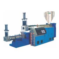 Two Stage Plastic Recycling Machine - Ms Material, 440 Volt Power, Blue Paint Coated | Automatic Grade, Human Machine Interface Control, Warranty Included