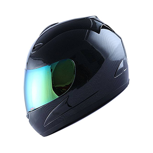Full Face Driving Helmet - Color: Black