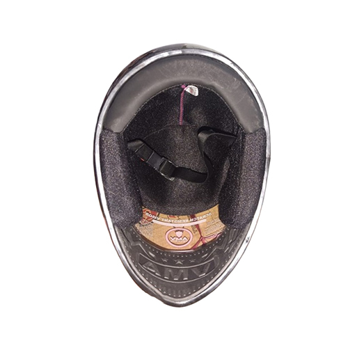 Silicon Hard Coated Polycarbonate Visor Blur Color Helmet - Color: Sky Blue