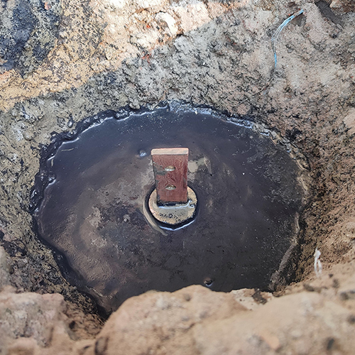 Gel Earthing Electrodes - Color: Copper Color