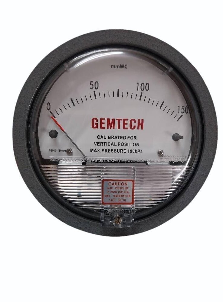 GEMTECH Differential Pressure Gauge In Sriperumbudur Industrial Area Tamil Nadu