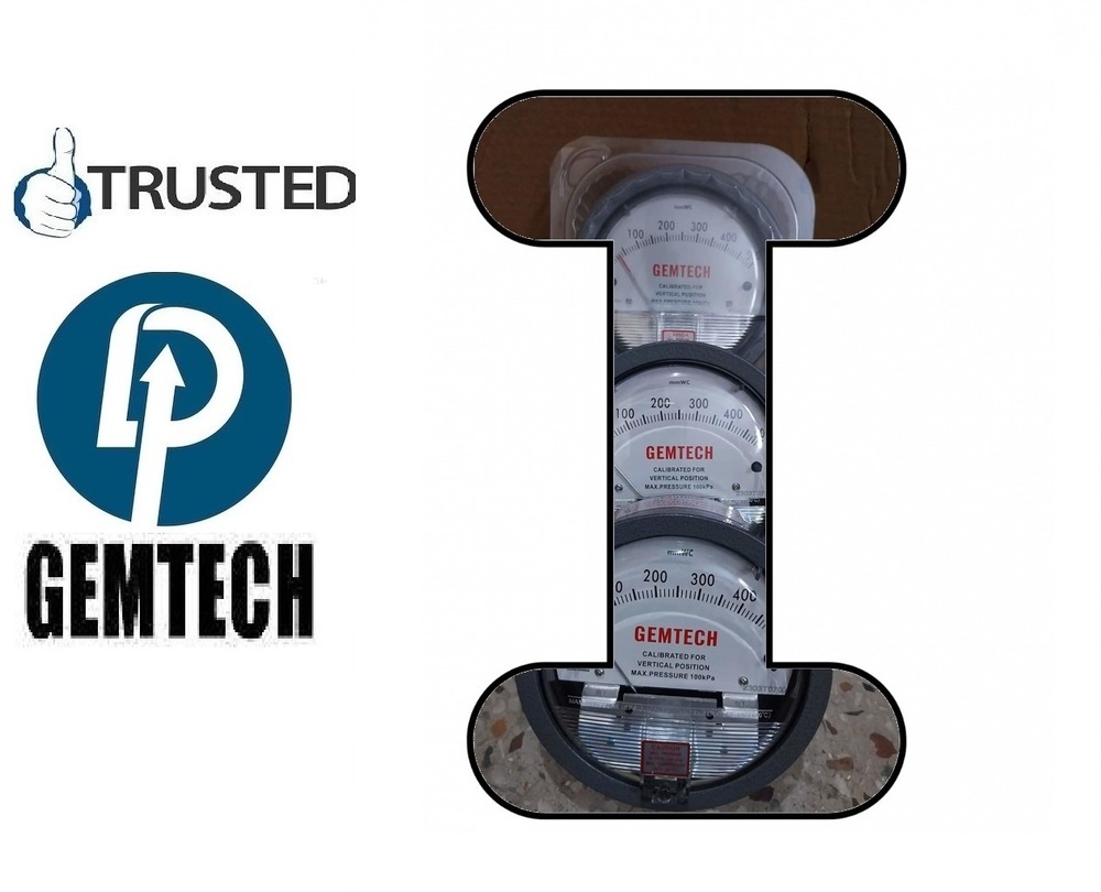 Wholesaler GEMTECH Differential Pressure Gauge by Siyana Uttar Pradesh