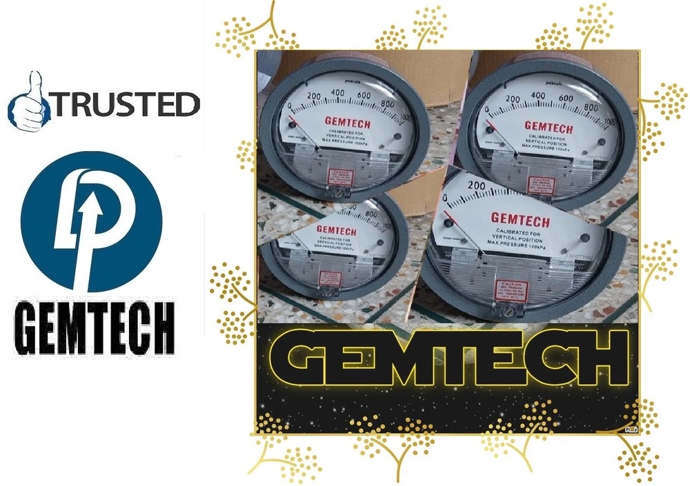 Wholesaler GEMTECH Differential Pressure Gauge by Siyana Uttar Pradesh