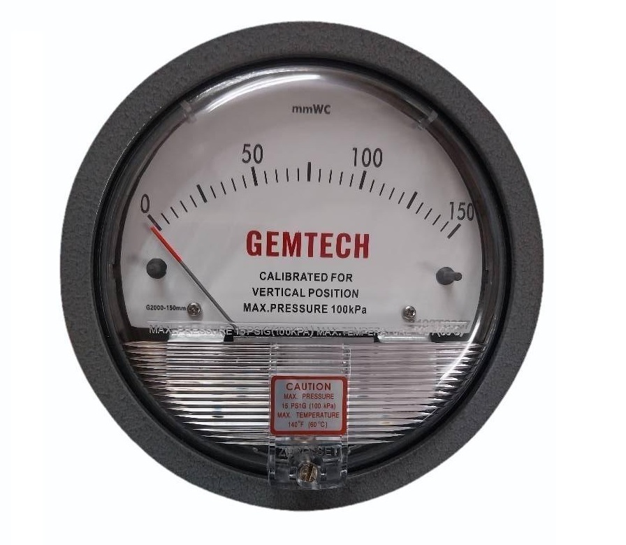 GEMTECH Differential Pressure Gauge In Oragadam Industrial Area Tamil Nadu