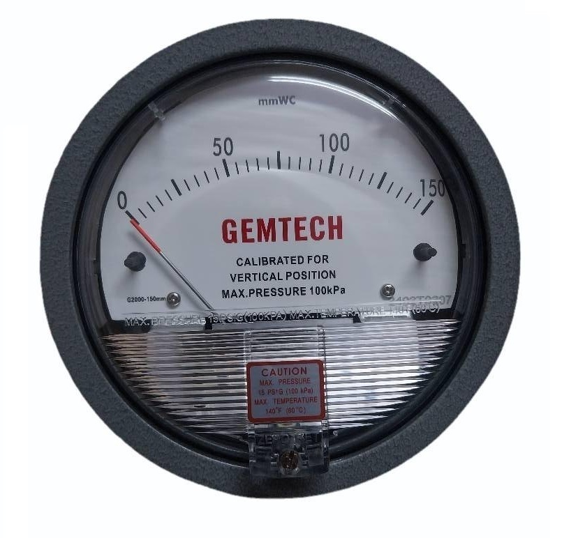 Gemtech Differential Pressure Gauge In Oragadam Industrial Area Tamil Nadu