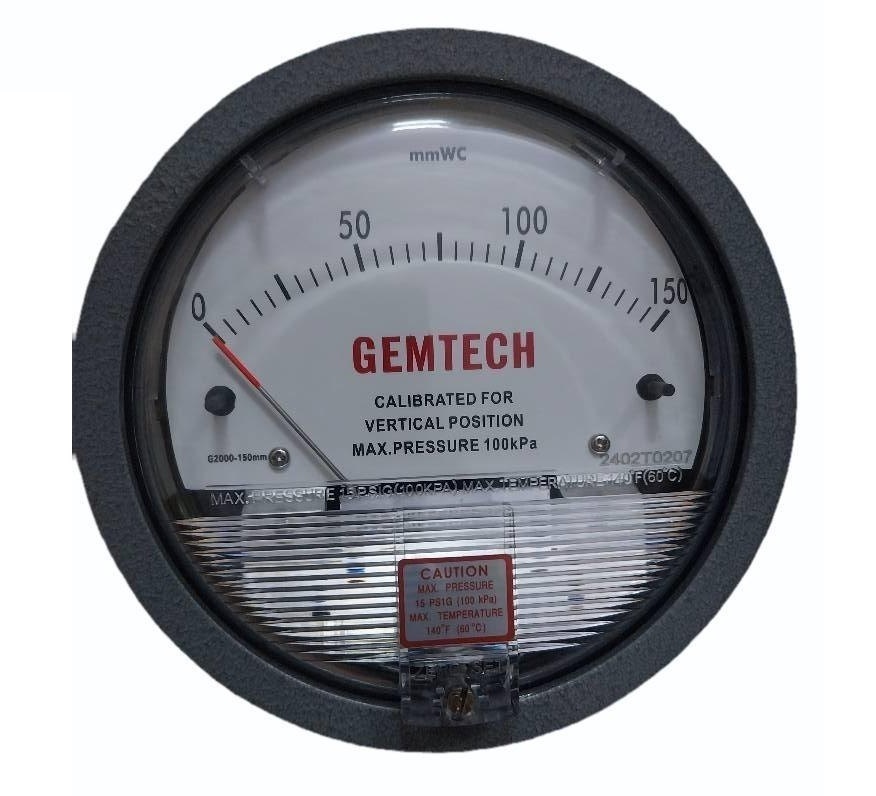 Gemtech Differential Pressure Gauge In Oragadam Industrial Area Tamil Nadu
