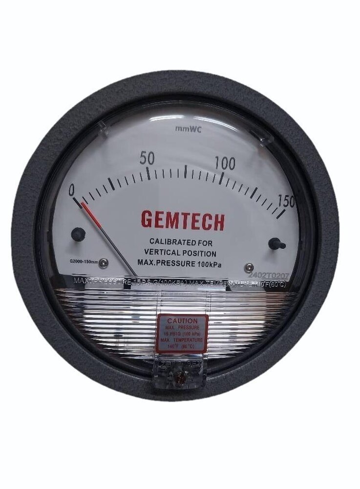 GEMTECH Differential Pressure GAUGE In Sardar Patel Industrial Estate Ahmedabad Gujarat