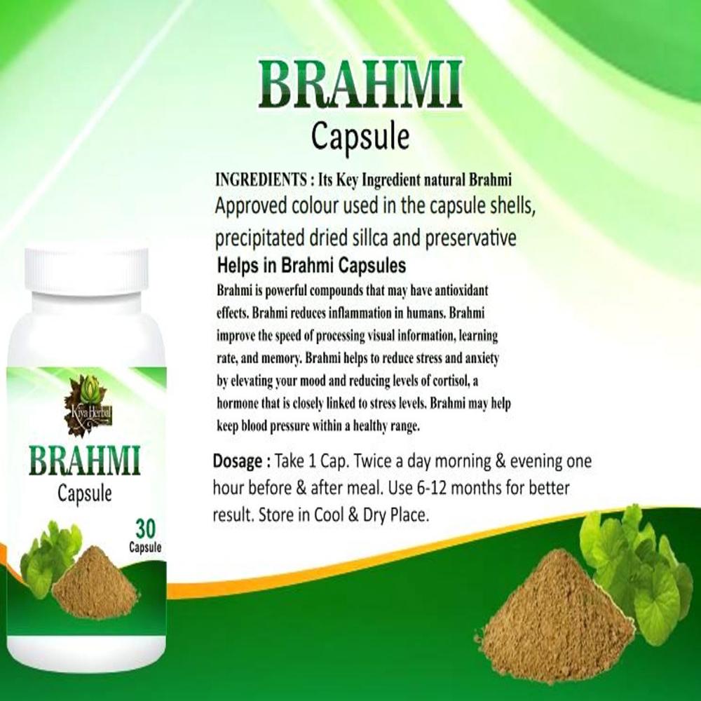 Bulk Brahmi Capsules 30 capsule