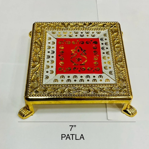 Pooja Chowki - Color: Golden