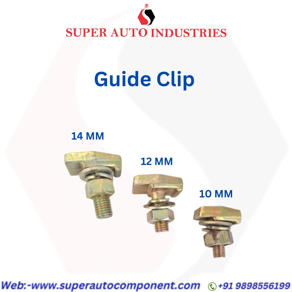 Elevator Guide Clip - Ms Material, Golden Color | Designed For Building Elevators, Cargo Lifts, Passenger Loading, Freight Elevators, Medical Elevators, Residential Elevators, Sightseeing Elevators