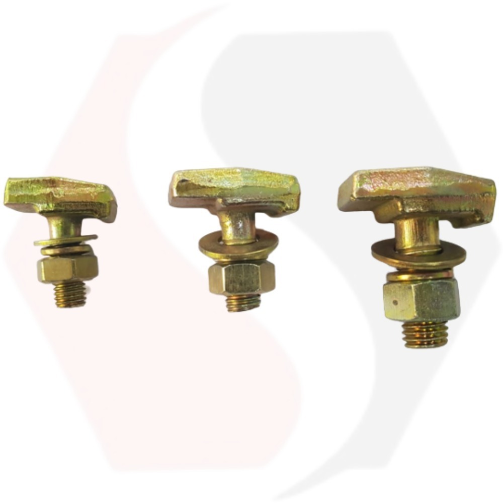 Elevator Guide Clip - Ms Material, Golden Color | Designed For Building Elevators, Cargo Lifts, Passenger Loading, Freight Elevators, Medical Elevators, Residential Elevators, Sightseeing Elevators