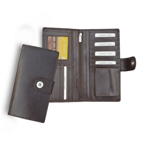 Female Clutch Wallet - Color: Brown