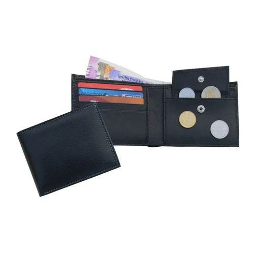 Gw 10G L Soft Leather Mens Wallet - Color: Black