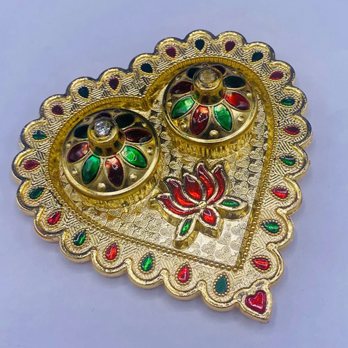 Kumkum Box - Color: Golden