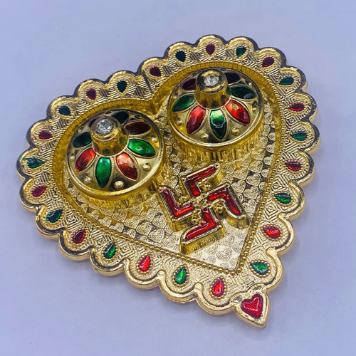 Kumkum Box - Color: Golden