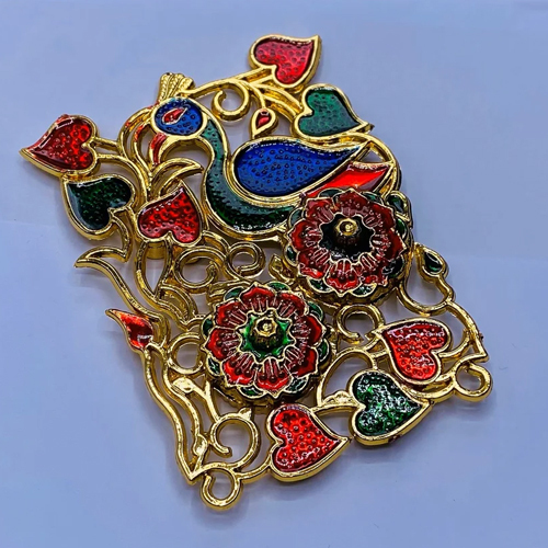 Kumkum Box - Color: Golden