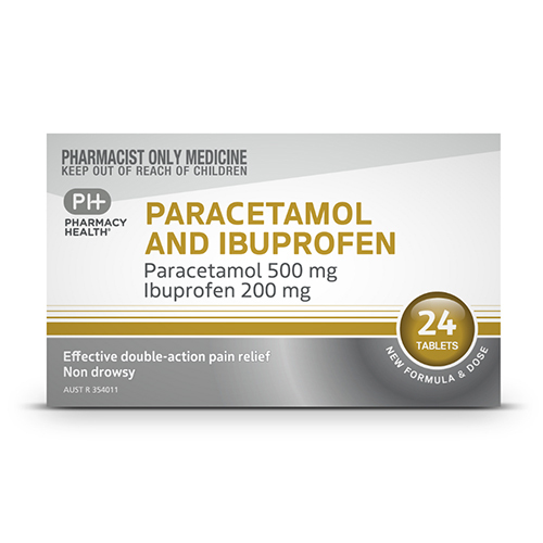 Paracetamol 500mg Plus Ibuprofen 200mg Tablets