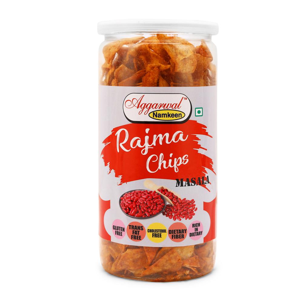 Rajma Masala Chips - 150 Gm Bottle | Fried Rajma Snack, High Protein, Spicy Flavor, Gluten-free, Rich In Fiber And Nutrients