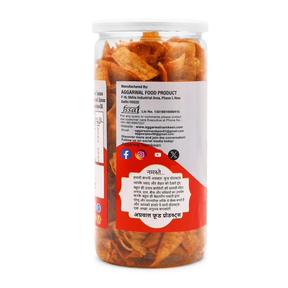 Rajma Masala Chips - 150 Gm Bottle | Fried Rajma Snack, High Protein, Spicy Flavor, Gluten-free, Rich In Fiber And Nutrients