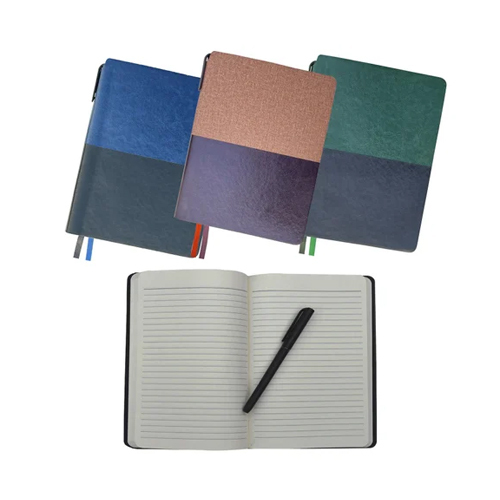 A5 Flexble Notebook With Pen - Binding: Perfect Bound