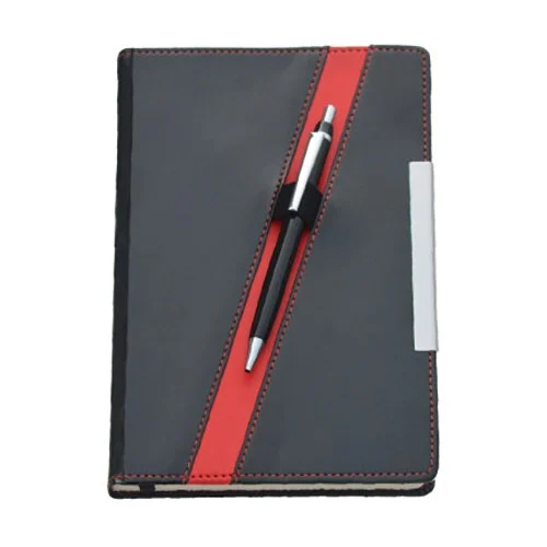 Multicolor A 5 Dateless Hard Bound Notebook With Metal Pen - Feature: Portable