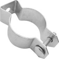 Bolt Close Conduit Clamp - Color: Silver
