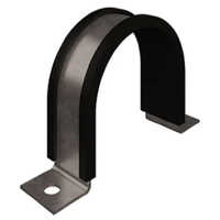 Galvanized Iron Saddle Clamp - Color: Grey