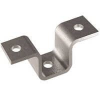 Galvanized Iron U Shaped Slotted Channel - Color: Silver